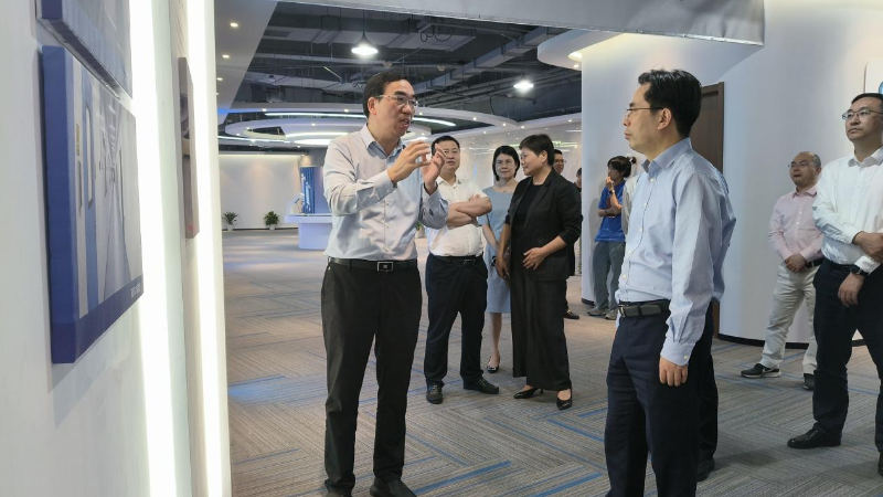 江北区委书记张国锋调研天远生物科技有限公司